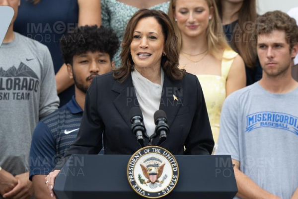 La vicepresidenta de EU Harris recaudó 200 millones para su campaña electoral