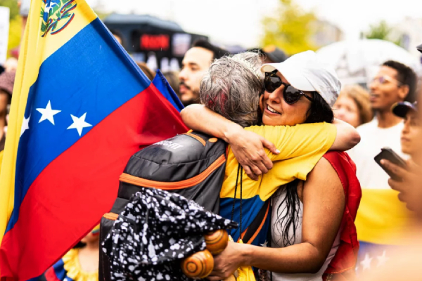 Miles de venezolanos protestaron en ciudades del mundo contra los resultados electorales