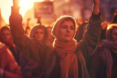 Mujeres afganas cantan contra la prohibición de la voz femenina impuesta por el Talibán
