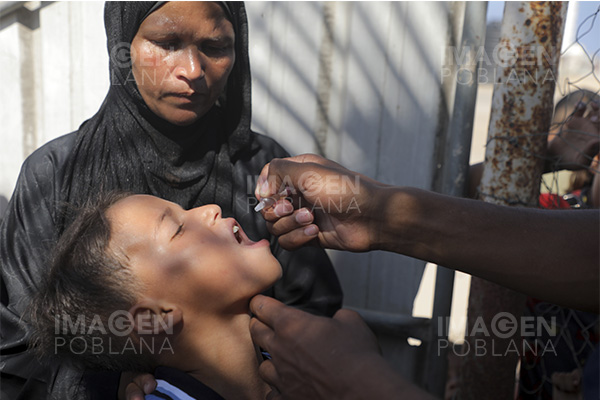 La ONU vacuna a 530,000 niños contra la polio en Gaza