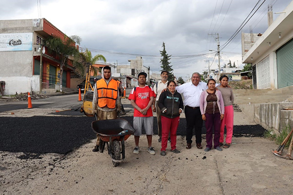 Inicia Severiano de la Rosa programa "Bacheo intenso Amozoc 2024"