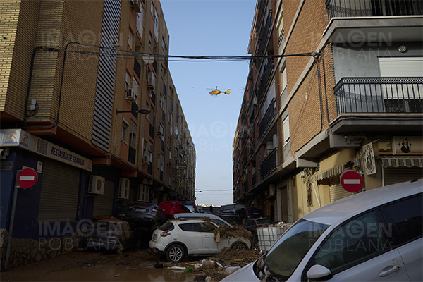 Paiporta, la zona cero de la catástrofe en Valencia: "el agua arrasó y lo inundó todo"
