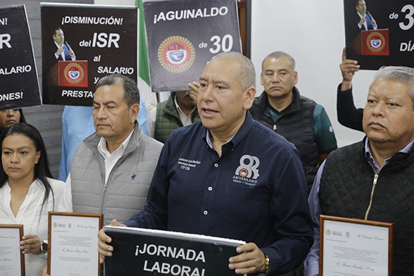 CTM Puebla seguirá impulsando reducción de la jornada laboral, reitera Leobardo Soto