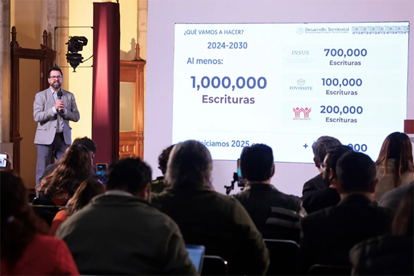 Presentan avance en el programa “Vivienda para el Bienestar” de SEDATU e Infonavit