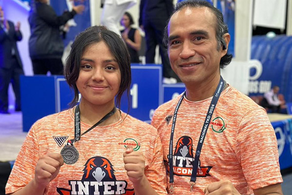 Ana Teresa Tizapán García es subcampeona nacional de taekwondo
