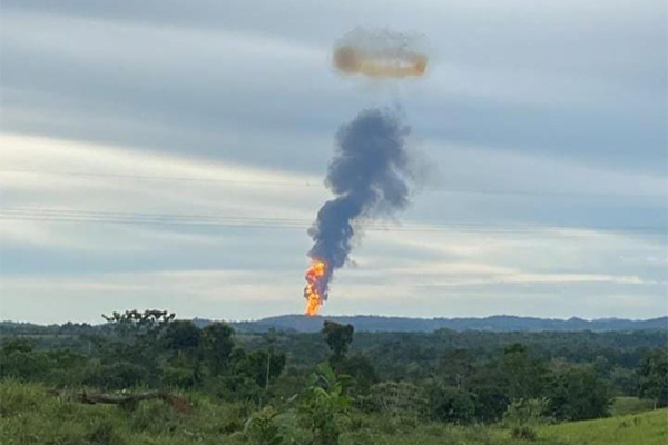 Entra en erupción volcán San José de Mulatos en Colombia