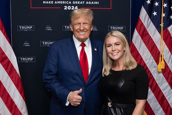 Trump elige a Karoline Leavitt como secretaria de prensa de la Casa Blanca