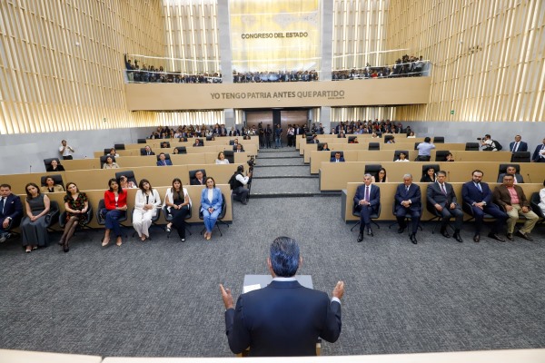 Puebla, con nueva sede del Congreso del Estado; representa reconciliación y unidad: Sergio Salomón