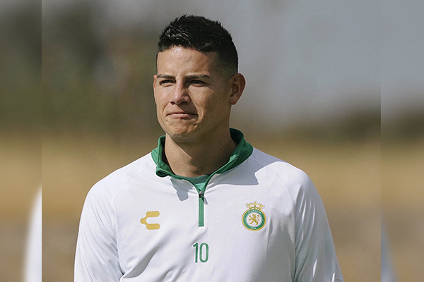 Ya hay fecha para el debut de James Rodríguez con León; sería antes de lo esperado