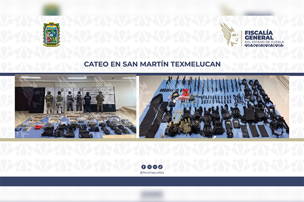 Aseguran arsenal en casa de seguridad de grupo delictivo