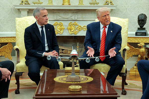Trump insiste a Carney que Canadá debería ser el estado 51 de EU