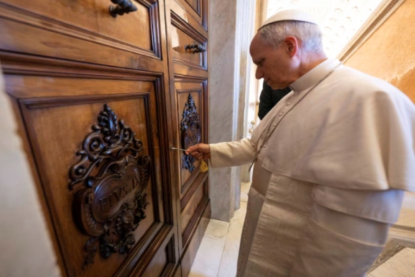 El departamento papal del Palacio Apostólico fue reabierto por León XIV