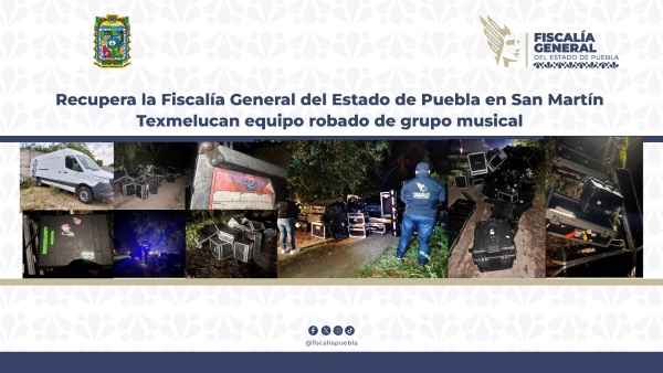 Recupera la FGE equipo robado a Los Ángeles Azules
