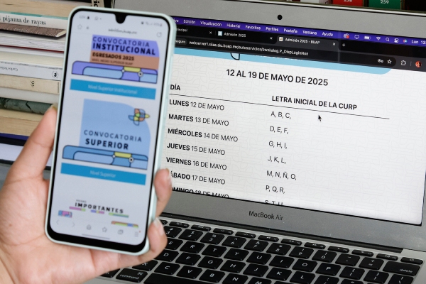 Admisión virtual en la BUAP: educación sin barreras y con visión de futuro