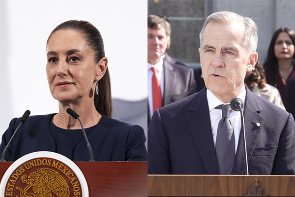 Sheinbaum sostiene primera conversación oficial con Mark Carney