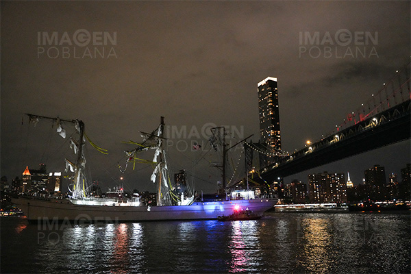 Continúan investigaciones tras choque del buque Cuauhtémoc en NY, dice Sheinbaum