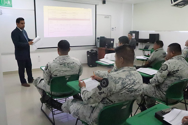 FGE imparte curso a elementos de la GN para garantizar integridad y justicia