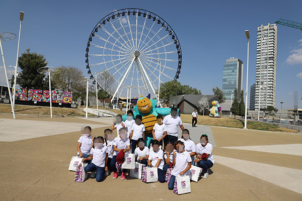 Niñas y niños de la Casa de la Niñez disfrutan día especial en Parque Sendela