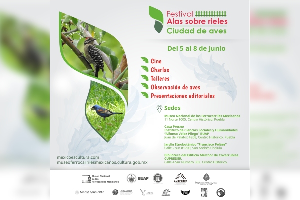 Séptima edición del Festival Alas Sobre Rieles 2025 Ciudad de Aves
