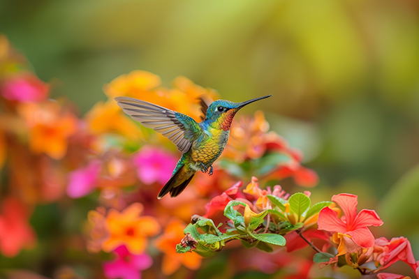 Evolución urbana: colibríes cambian su pico y hábitat por intervención humana