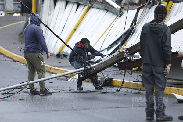 Inédito tornado en Chile deja al menos 19 heridos y 250 viviendas con daños