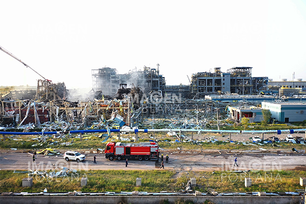 Al menos cinco muertos por explosión en planta química de China