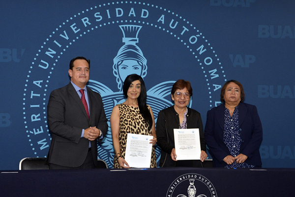 BUAP y CDH Puebla firman convenio de colaboración