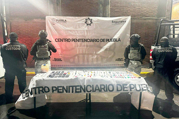 Supervisa SSP espacios del centro penitenciario de Puebla