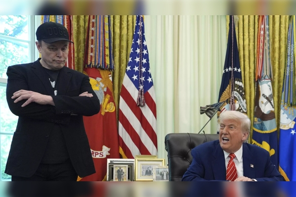 Trump y Musk se dan hasta con la cubeta