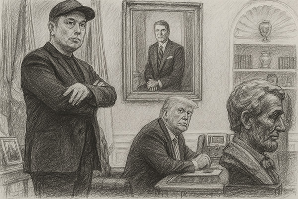 Conspiracionistas ven ruptura Musk-Trump como engaño estratégico
