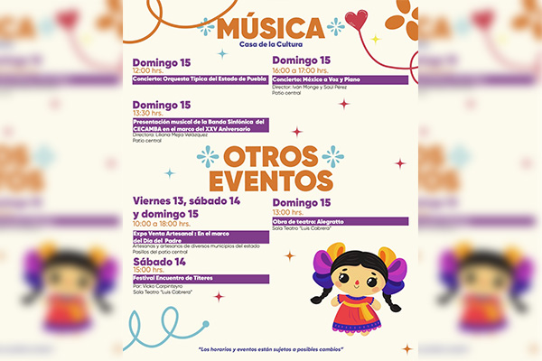 Secretaría de Arte y Cultura alista expo venta artesanal por Día del Padre