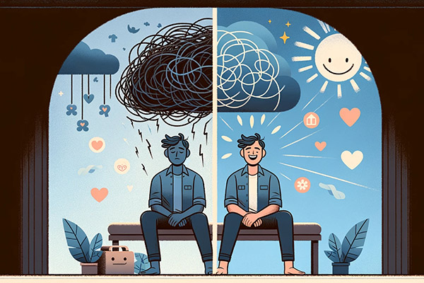 Los efectos de los pensamientos negativos en la salud cerebral