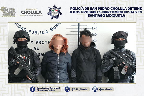Cae pareja de narcomenudistas: cargaba un arma hechiza y dosis de cristal