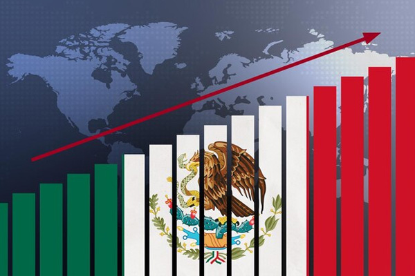Actividad económica de México crece 1.4 % en abril