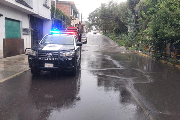 Refuerzan acciones en Atlixco ante lluvias por huracán Erick
