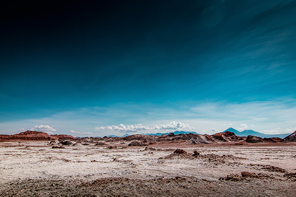 Así se ve el desierto de Atacama cubierto de nieve desde la órbita