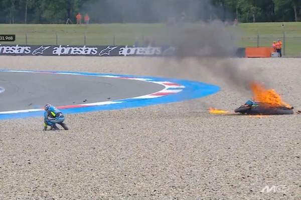 Drama en el MotoGP: Ai Ogura sobrevive a espeluznante choque y explosión