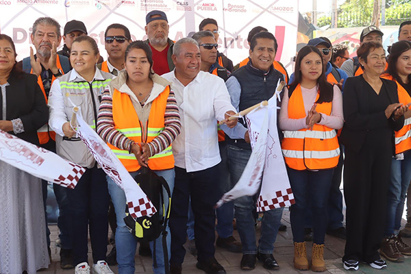 Severiano de la Rosa impulsa acciones firmes en favor del medioambiente en Amozoc
