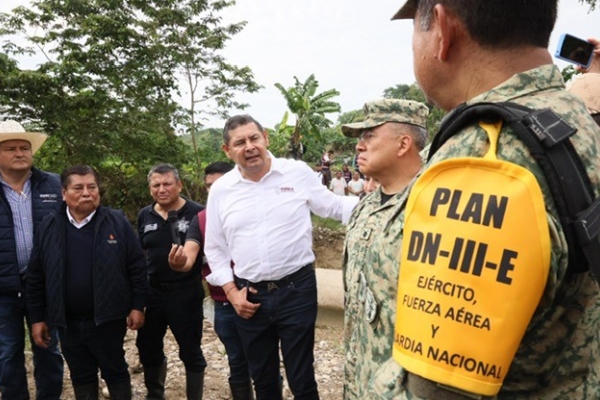 Atiende gobierno poblano emergencia en La Máquina y en La Ceiba por la seguridad de las familias