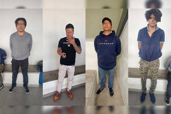 Detienen a cuatro ladrones de un tráiler con mercancía