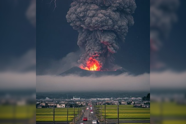 Japón emite alerta de viaje tras potente erupción del volcán Shinmoedake