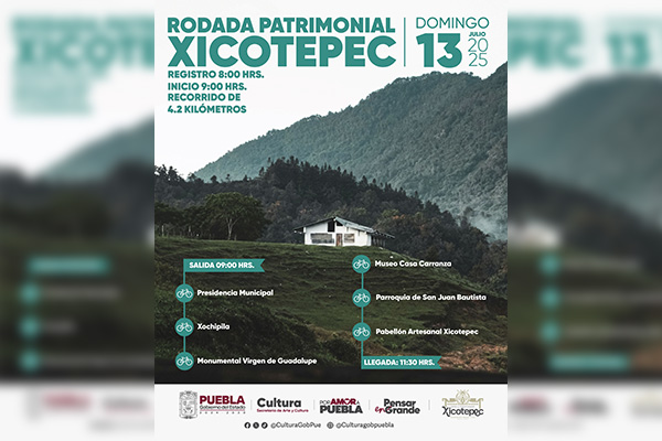 Rodadas patrimoniales del gobierno estatal llegarán al Pueblo Mágico de Xicotepec