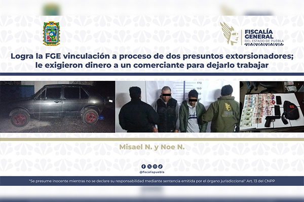 Exigían dinero a comerciante para dejarlo trabajar; ya están vinculados a proceso
