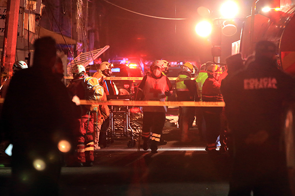 Pánico en fiesta patronal tras explosión de tanque de gas