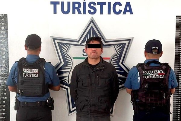 En acción inmediata, detiene SSP a hombre por robo a usuario de RUTA