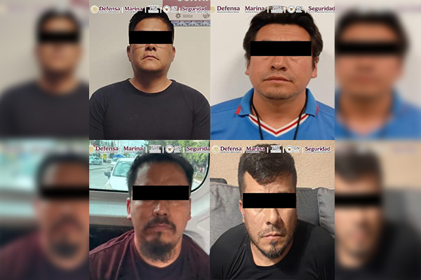 Estos son los cuatro expolicías vinculados con el crimen detenidos en Puebla