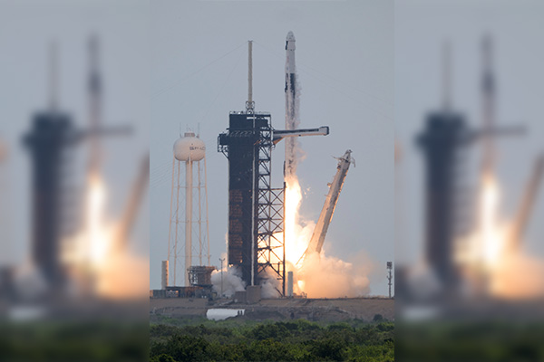 NASA y SpaceX lanzan nueva misión de rotación de tripulación a estación espacial