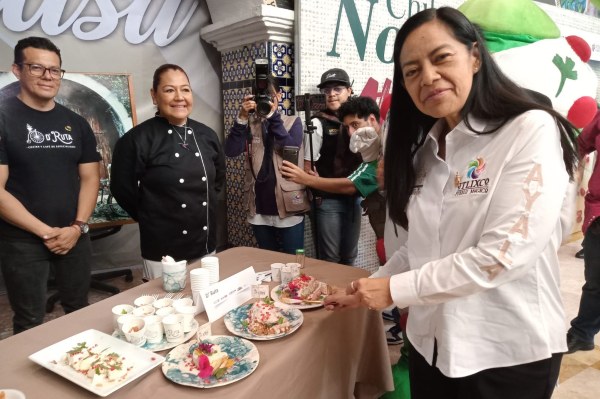 Presenta Ariadna Ayala la “Ruta del Chile en Nogada en Atlixco”