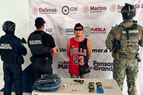 En operativo coordinado, fue detenido “el Borrego”, objetivo prioritario de la Mixteca Poblana