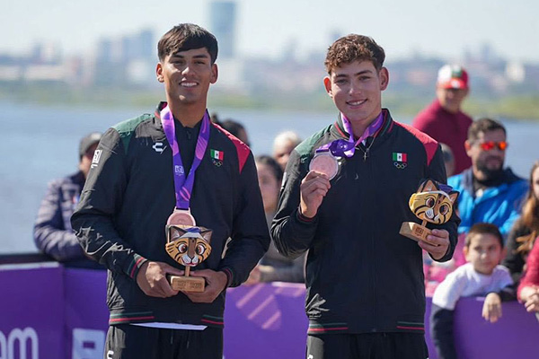Ahumada y Navarro dan a México su primer podio en los Panamericanos Junior